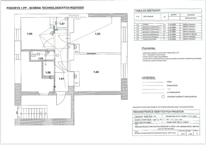 Pronájem komerční, Ústí nad Labem - Ústí nad Labem-centrum, Masarykova, 18 m2
