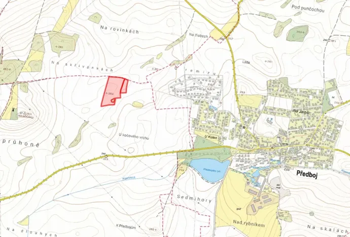 Prodej pole, Panenské Břežany, 32209 m2