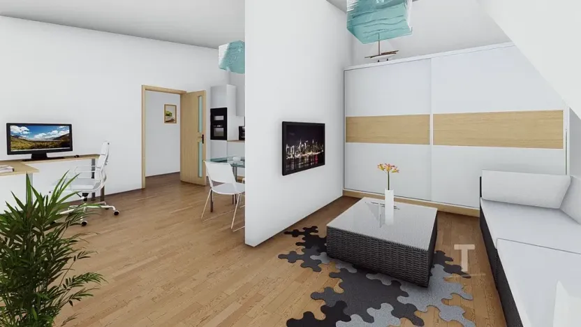 Prodej bytu 1+kk, Brno, Banskobystrická, 47 m2