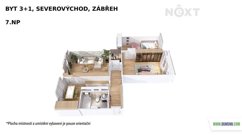 Prodej bytu 3+1, Zábřeh, Severovýchod, 68 m2