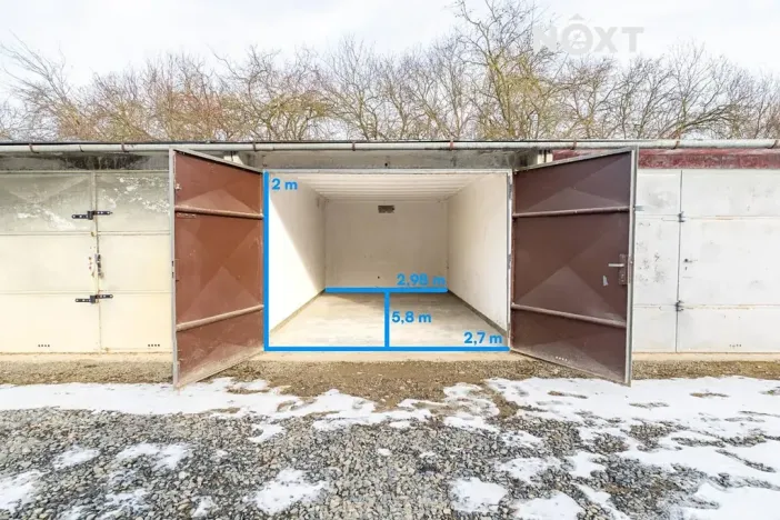 Pronájem garáže, Olomouc, 17 m2