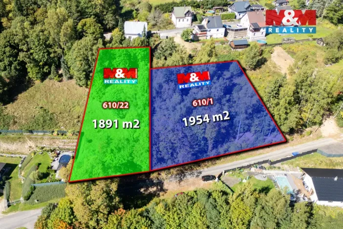 Prodej pozemku pro bydlení, Kraslice - Zelená Hora, 1954 m2