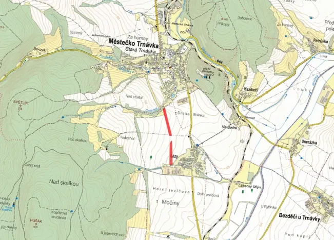 Prodej pole, Městečko Trnávka, 15394 m2