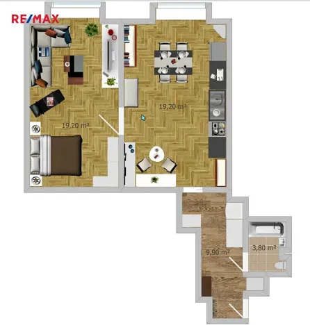 Prodej bytu 1+1, Plzeň, Jablonského, 52 m2