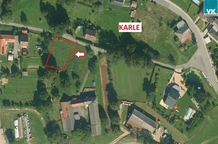 Prodej pozemku pro bydlení, Karle, 755 m2