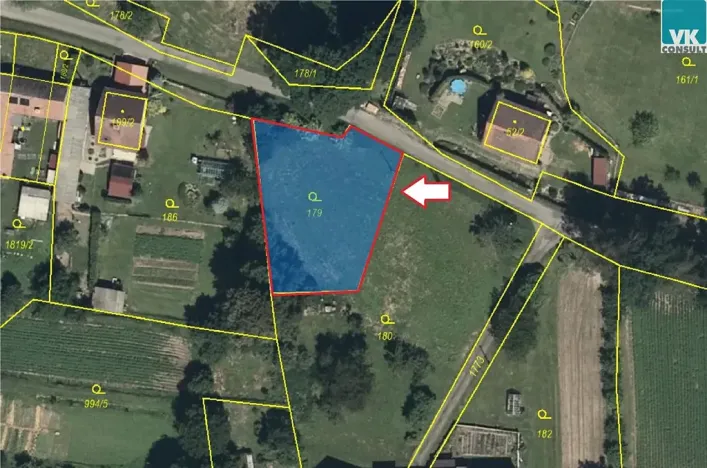 Prodej pozemku pro bydlení, Karle, 755 m2