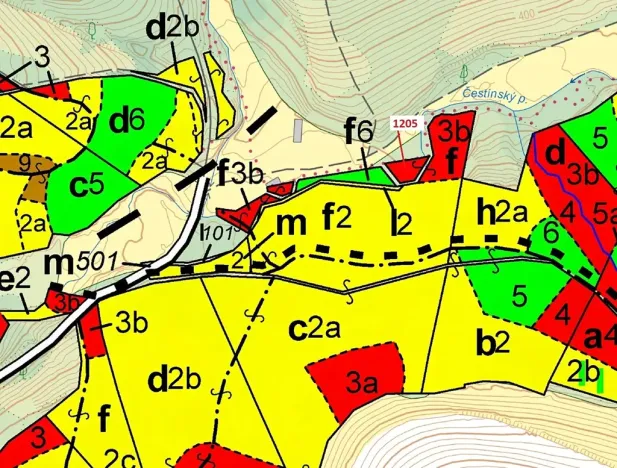 Dražba lesa, Čestín, 518 m2