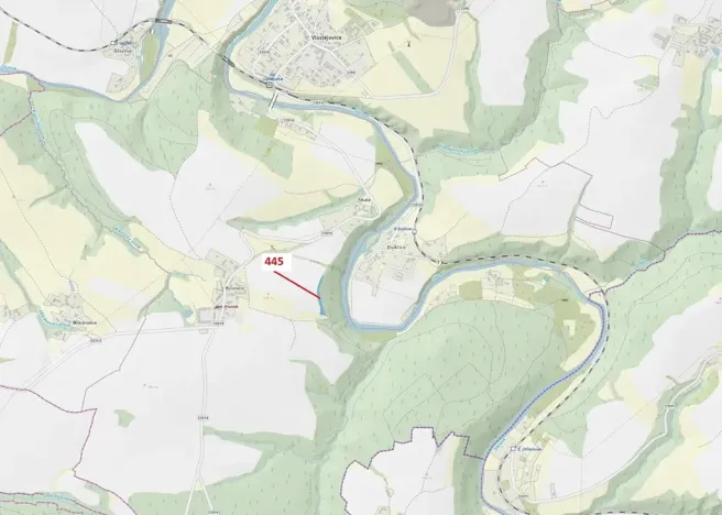 Dražba lesa, Vlastějovice, 2721 m2