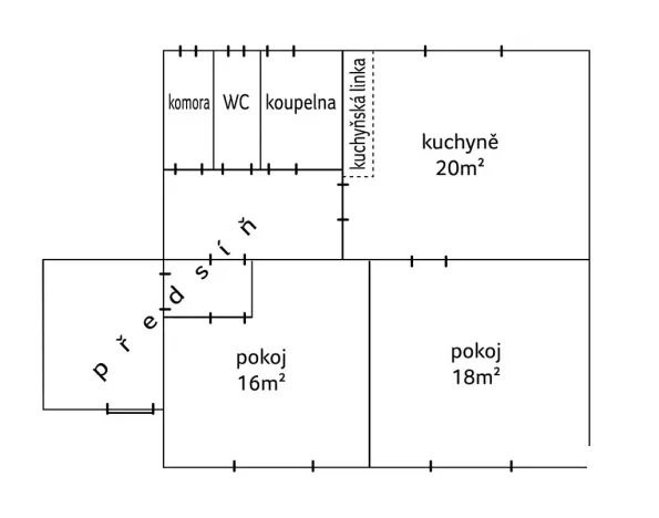 Pronájem bytu 3+kk, Praha - Dolní Chabry, Žďárská, 80 m2