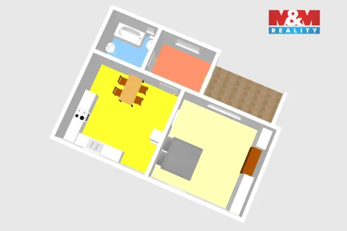 Prodej rodinného domu, Polní Chrčice, 55 m2