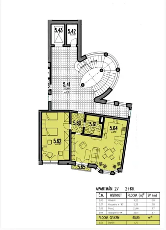 Prodej bytu 2+kk, Karlovy Vary, Divadelní náměstí, 65 m2