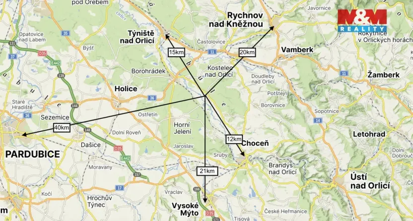 Prodej pozemku pro bydlení, Čermná nad Orlicí - Číčová, 880 m2