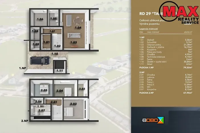 Prodej rodinného domu, Vysoký Újezd, Pod Pramenem, 181 m2
