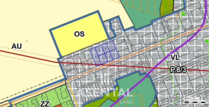 Prodej komerčního pozemku, Orlová - Město, Bezručova, 2655 m2