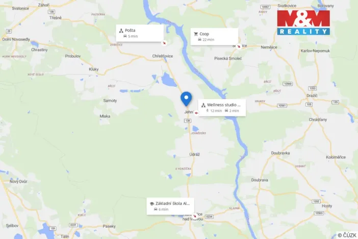 Prodej pozemku pro bydlení, Albrechtice nad Vltavou - Jehnědno, 801 m2