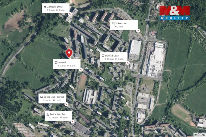 Pronájem bytu 1+1, Česká Lípa, Jáchymovská, 35 m2