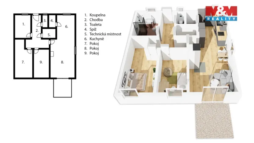 Prodej rodinného domu, Kurovice, 93 m2
