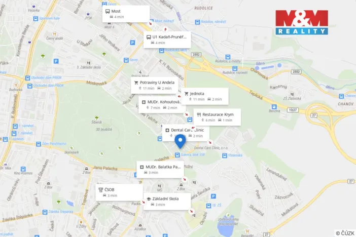 Prodej bytu 3+kk, Most, K. J. Erbena, 72 m2