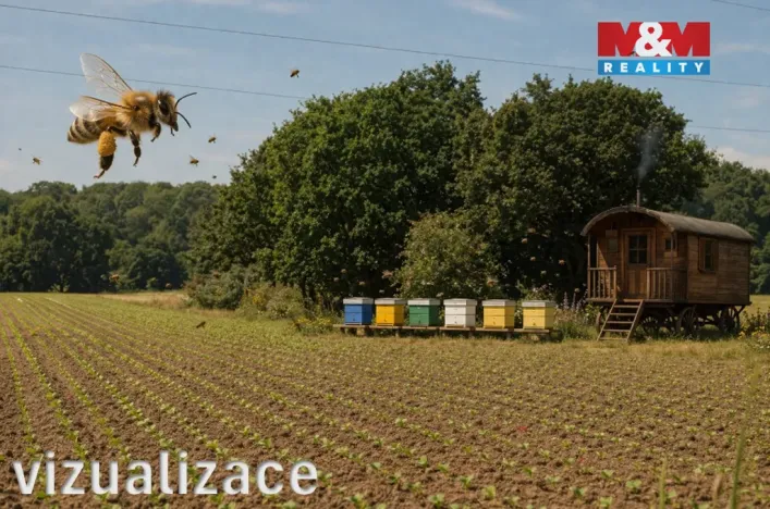 Prodej pole, Všestudy, 1355 m2