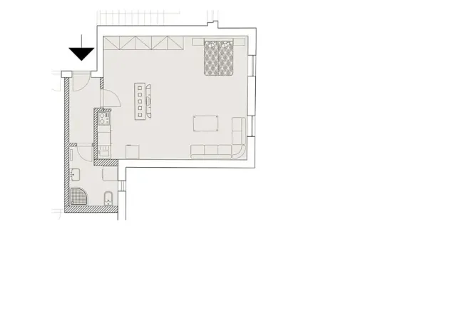 Pronájem bytu 1+kk, Praha - Nové Město, Lípová, 48 m2