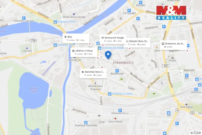 Pronájem bytu 2+1, Strakonice, Bezděkovská, 43 m2