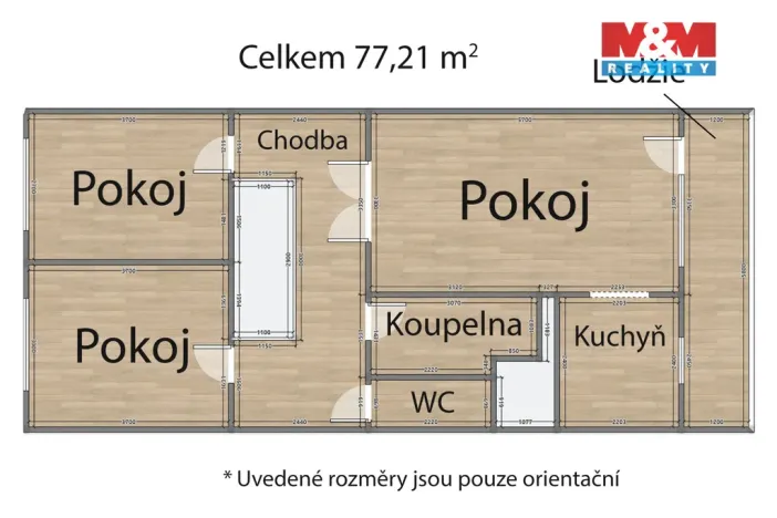 Prodej bytu 4+kk, Praha - Krč, Hurbanova, 77 m2