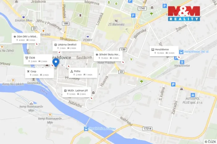 Pronájem bytu 2+1, Horažďovice, Podbranská, 69 m2