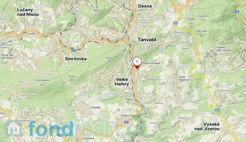 Prodej pozemku, Velké Hamry, 214 m2