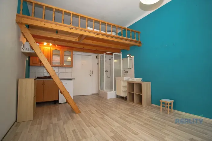 Pronájem bytu 1+kk, Praha - Žižkov, Vlkova, 22 m2