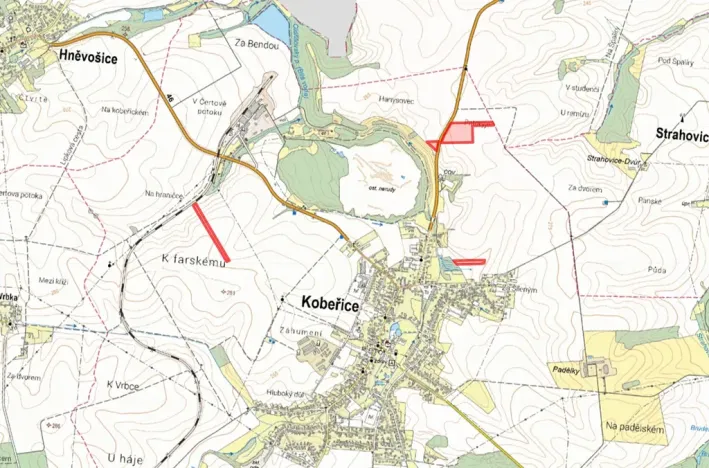 Prodej pole, Kobeřice, 24456 m2