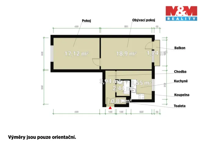 Prodej bytu 2+1, Plzeň - Východní Předměstí, Koterovská, 55 m2