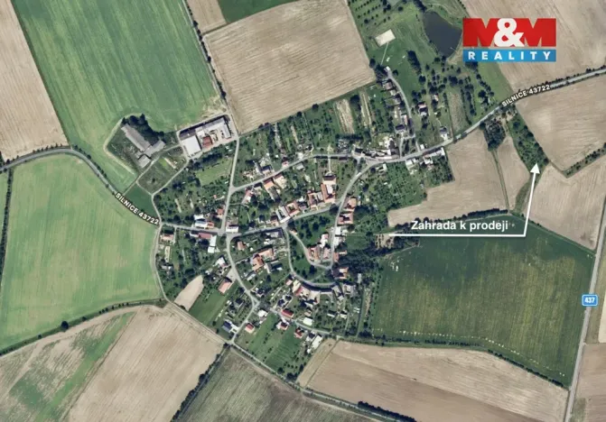 Prodej zahrady, Bezuchov, 901 m2