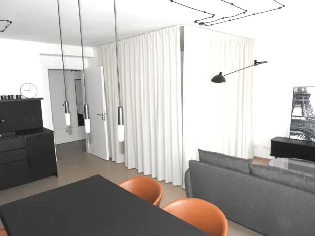 Pronájem bytu 1+kk, Praha - Žižkov, Buchovcova, 48 m2