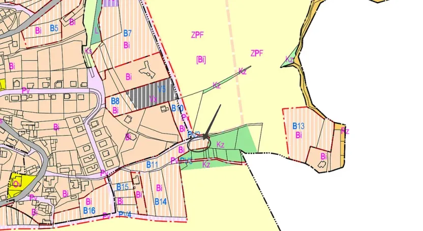 Prodej pozemku, Nemile, 705 m2