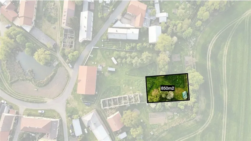 Prodej pozemku, Chorušice - Choroušky, 850 m2