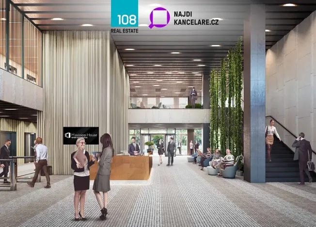 Pronájem kanceláře, Praha - Karlín, Rohanské nábřeží, 3400 m2