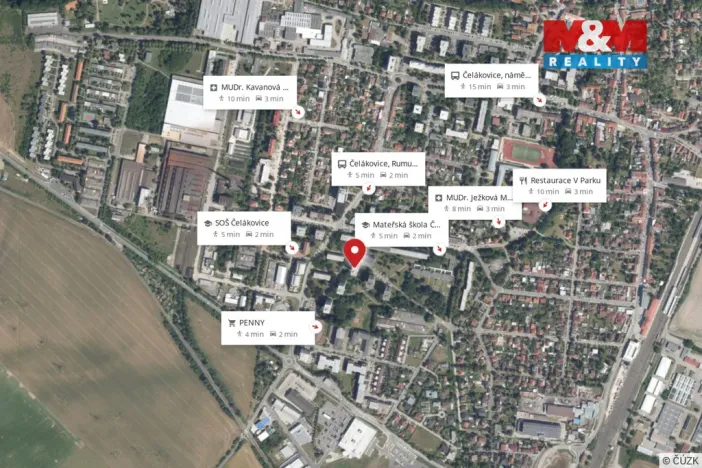 Prodej bytu 2+1, Čelákovice, Spojovací, 55 m2