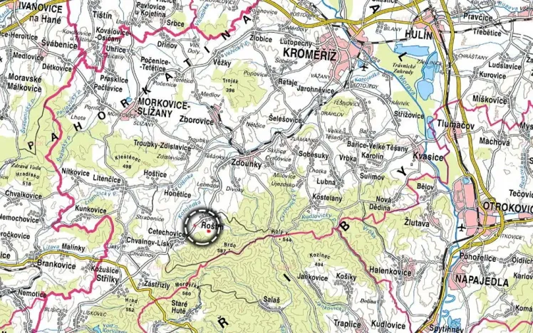 Prodej louky, Roštín, 4622 m2