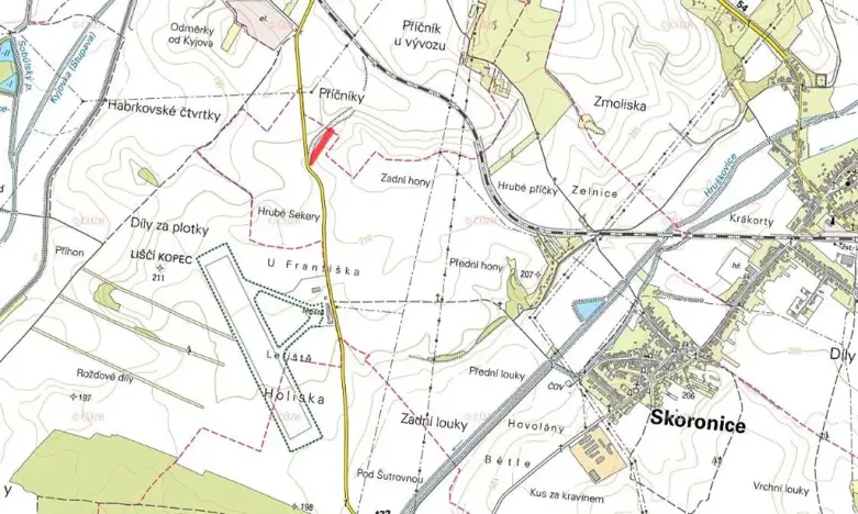 Prodej pole, Skoronice, 3148 m2