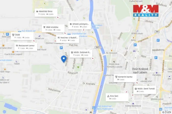 Prodej bytu 3+1, Dvůr Králové nad Labem, Pod Slévárnou, 73 m2