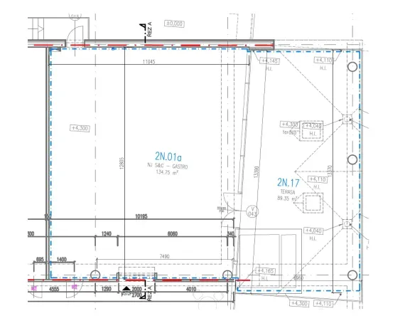 Pronájem restaurace, Pardubice, náměstí Republiky, 135 m2