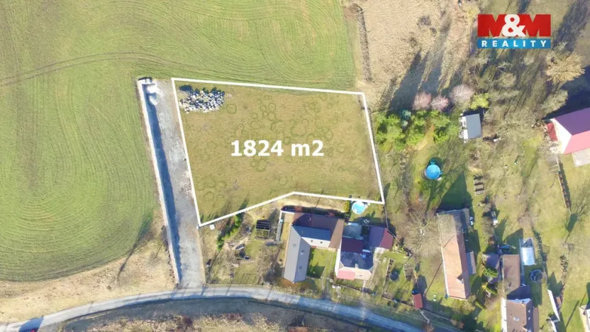 Prodej pozemku pro bydlení, Dobrovice - Sýčina, 1824 m2