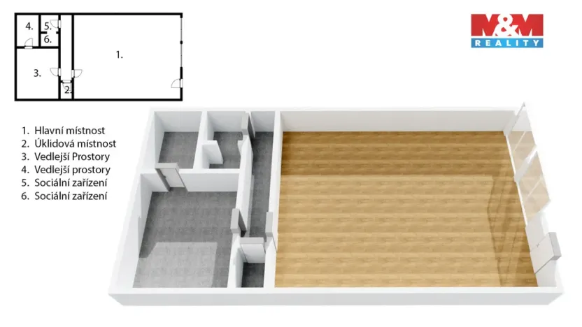 Pronájem obchodního prostoru, Žamberk, Náměstí Gen. Knopa, 96 m2