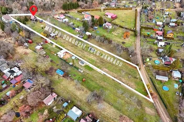 Prodej podílu zahrady, Jemnice, 2229 m2