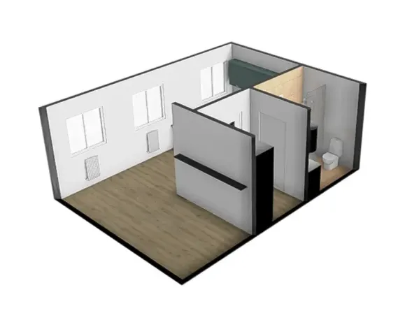 Pronájem bytu 1+kk, Brno, Tkalcovská, 32 m2