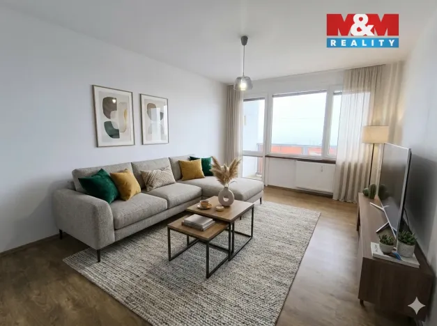 Pronájem bytu 2+1, Ústí nad Labem - Severní Terasa, Rabasova, 62 m2