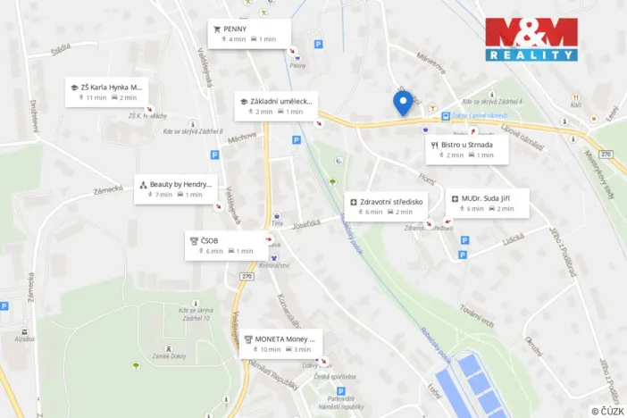 Prodej bytu 2+1, Doksy, Sokolská, 51 m2