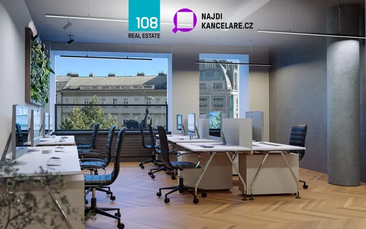 Pronájem kanceláře, Praha - Nové Město, Václavské náměstí, 2141 m2