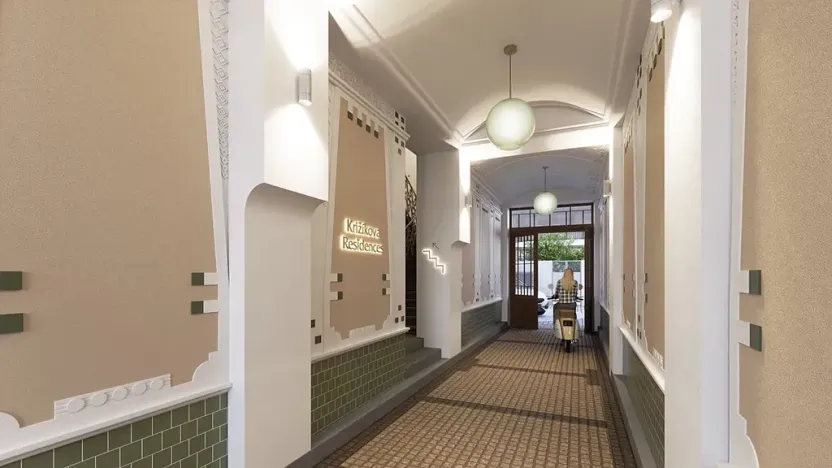 Prodej bytu 2+kk, Praha - Karlín, Křižíkova, 49 m2