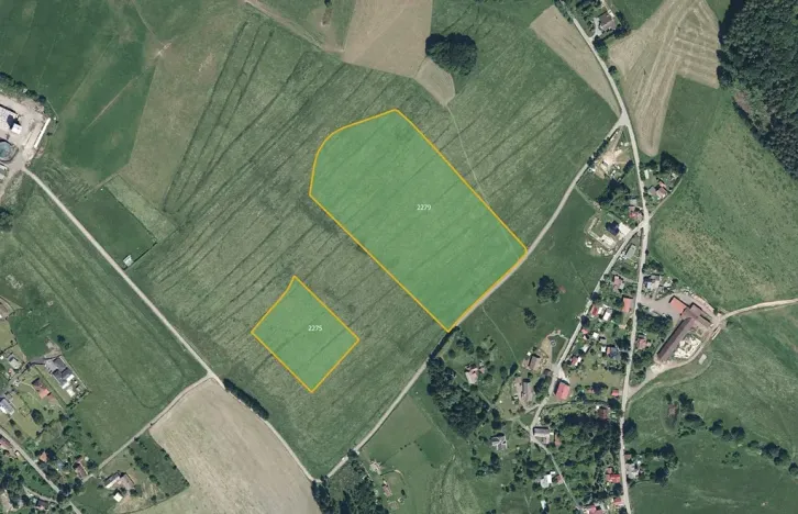 Prodej podílu louky, Jílové u Držkova, 12382 m2